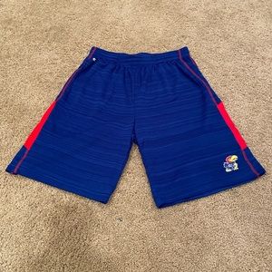 Kansas Jayhawks Basketball Shorts Sz L